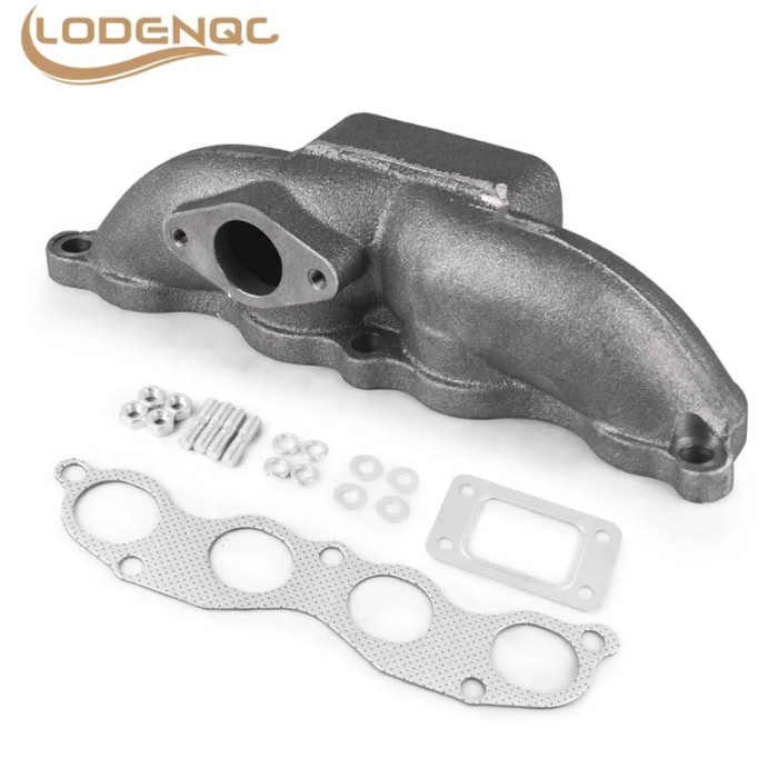 Race Turbo Manifold For 02-06 Acura Rsx 02-05 Honda Civic Si Ep3 K20 Cast Iron T3/T4
