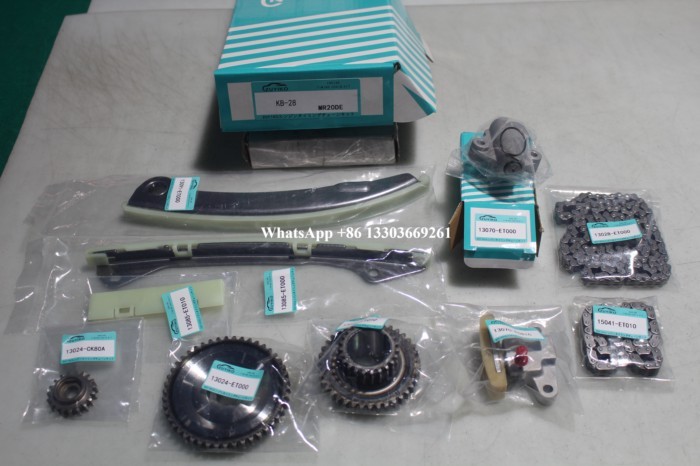 MR18DE MR20DE MR18 MR20 TIMING CHAIN KIT FOR NISSAN mr18de mr20de mr18 mr20 engine timing chain set
