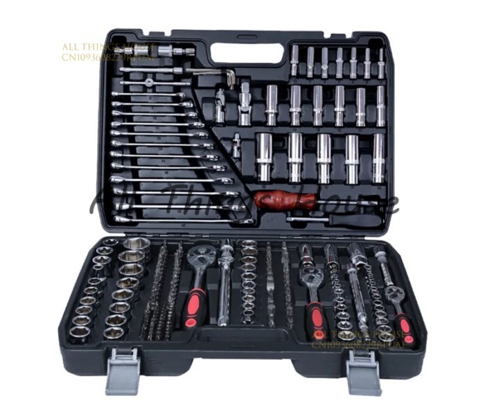 216 Piece Herramientas Auto Repair Spanner Ratchet Wrench Steel Car Tool DIY Automotive Mechanic Ho