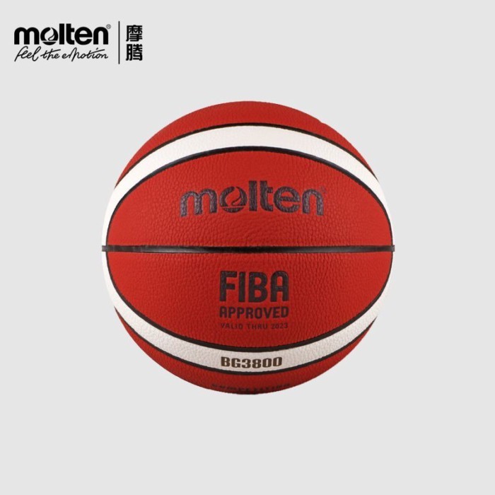 Molten Basketball No. 7 No. 6 No. 5 บาสเกตบอลสำหรับฝึกซ้อมเกมทนต่อการสึกหรอสากล BG3800