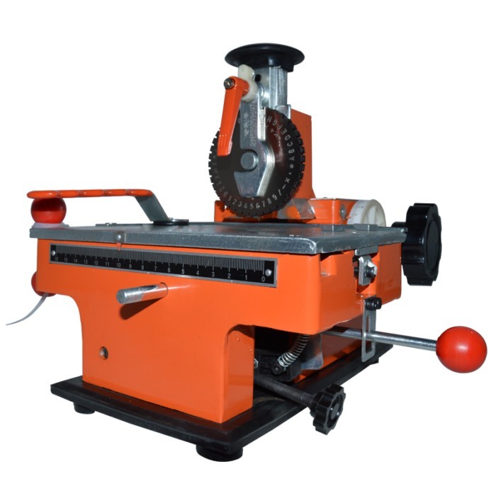 Manual Nameplate Marking Machine Semi-automatic Pneumatic Marking Machine Card Embossing Nameplate