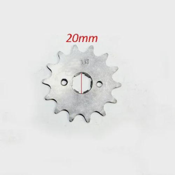 Sprocket  Sprocket 530 16T 14T 15T 17T 19T 11T Tooth 20mm Front For Engine 200cc 250cc SDG Dirt Pit