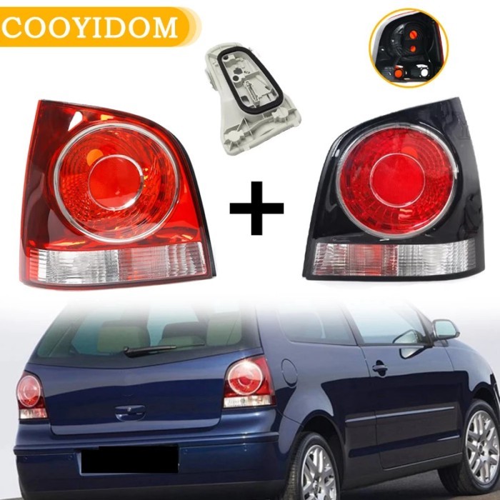 For Volkswagen VW POLO 9N 9N3 2001 2002-2010 Rear Bumper Tail Light Hatchback Brake Stop Lamp Light