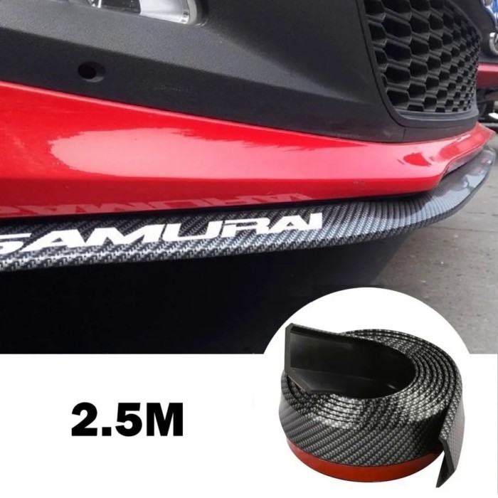2.5m car universal front bumper lip protector separator body kit spoiler bumper car door bumper car