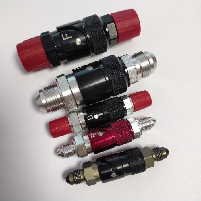 Aluminum Alloy brake line an3 3an an6 6an quick release connector fitting for brake line oil fuel f