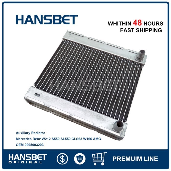 Engine Auxiliary Radiator Fit Mercedes Benz E-CLASS E63 W212 S212 W222 S550 SL550 CLS63 W166 AMG 09