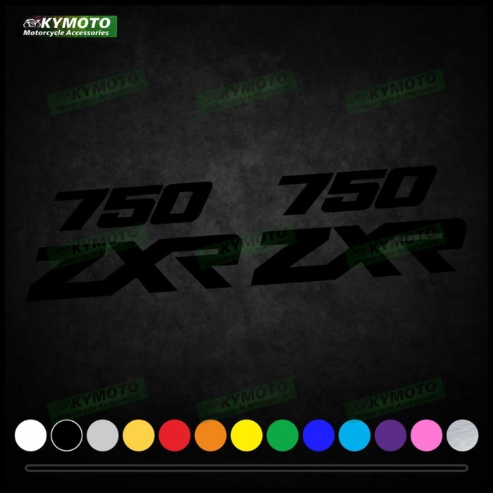 For ZXR750 ZXR-750 motorcycle accessories decals fairing decoration helmet fuel tank engine logo re