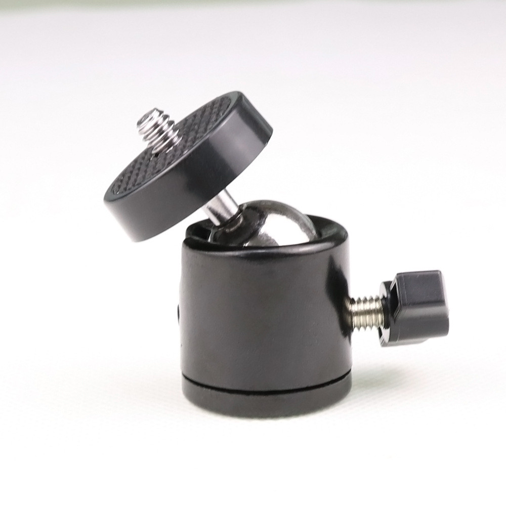 gimbal โลหะ 360 องศาปรับ live Broadcast วงเล็บ gimbal universal กล้อง 1/4 ฟัน gimbal ทรงกลม gimbal