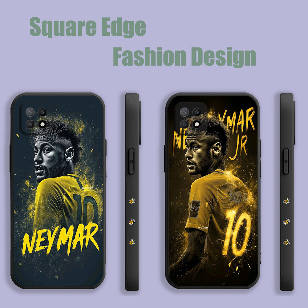 ปลอกสําหรับ Samsung Galaxy S25 S25 ULTRA A16 A36 ผู้เล่น Neymar Jr OYZ59 เคสโทรศัพท์ขอบสี่เหลี่ยม