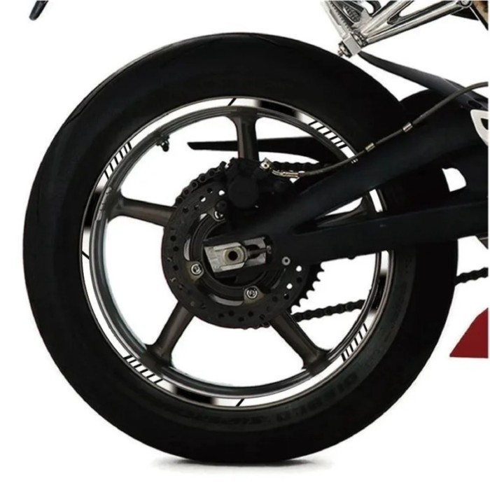 Motorcycle Wheel stripe sticker Tire Rim reflective decals Decorative Accessories sticker suitable