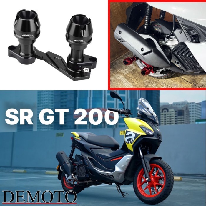 For Aprilia SR GT 200 SRGT200 SR GT200 SR200 GT Anti Fall Protector Motorcycle Accessories Crash Pa