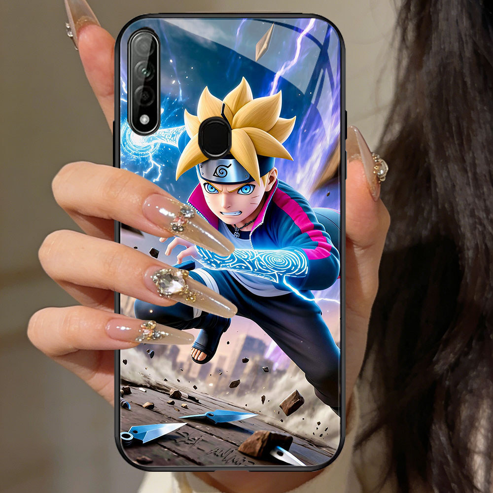 TT-34 Boruto Casing hp glass OPPO A53 A33 A53S A32 A31 2020