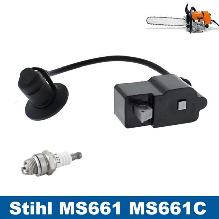 MS 661 Heavy Duty Ignition Coil Magneto Module Spark Plug Kit For Stihl MS661 MS661C Chainsaw Repla