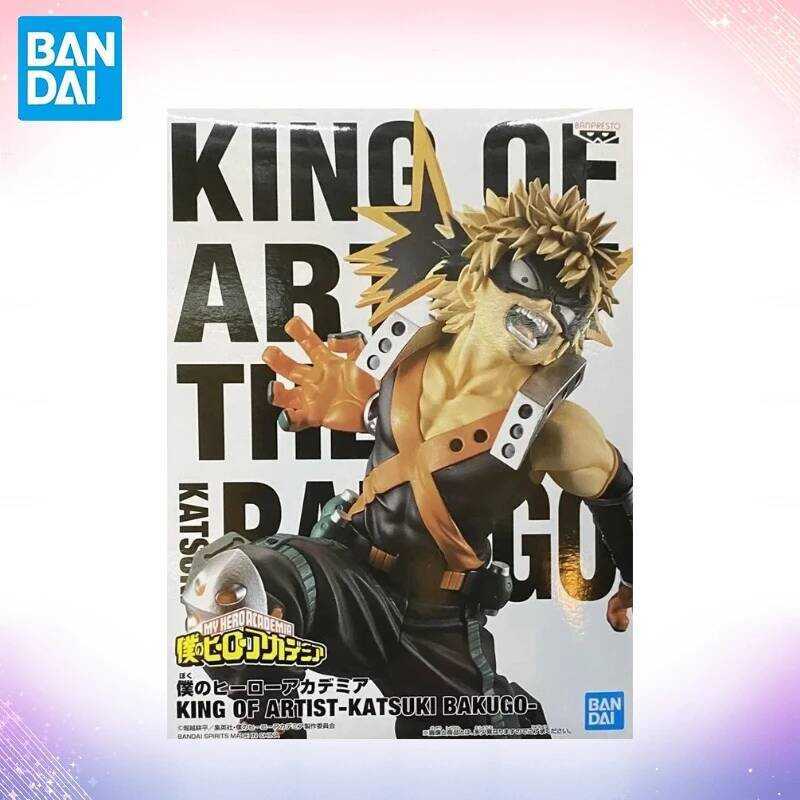 Original Bandai Anime Figure My Hero Academia Bakugou Katsuki Texture Doll Toys Collectile WB