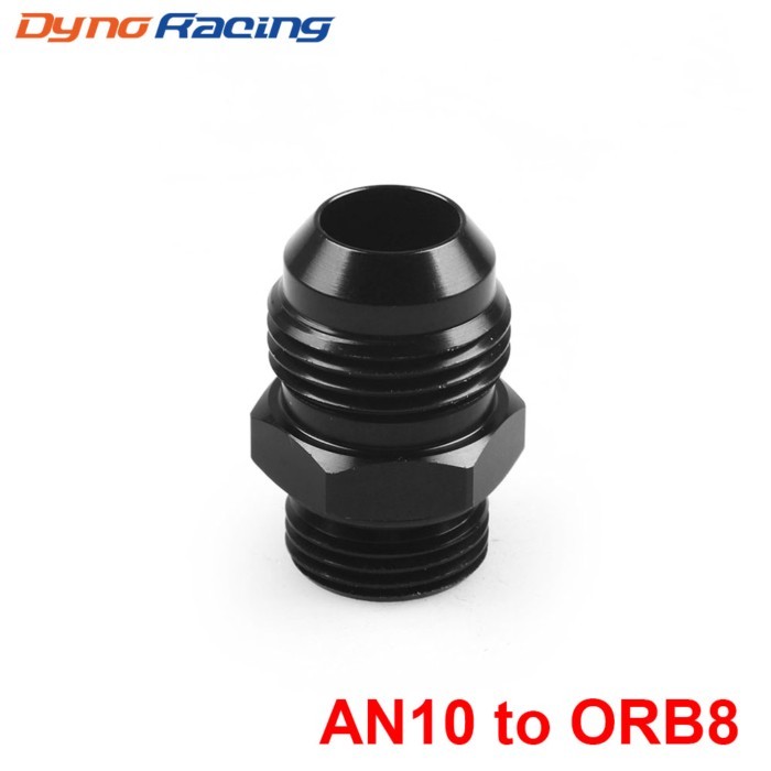 ORB-8 O-ring Boss AN8 8AN to AN10 10AN Male Adapter Fitting Black BX101906