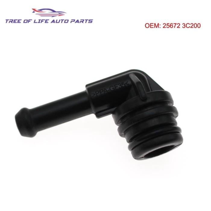 25672-3C200 Thermostat Housing By-Pass Hose Connector For 2009-2018 Kia Sorento 3.3L 3.5L Hyundai S