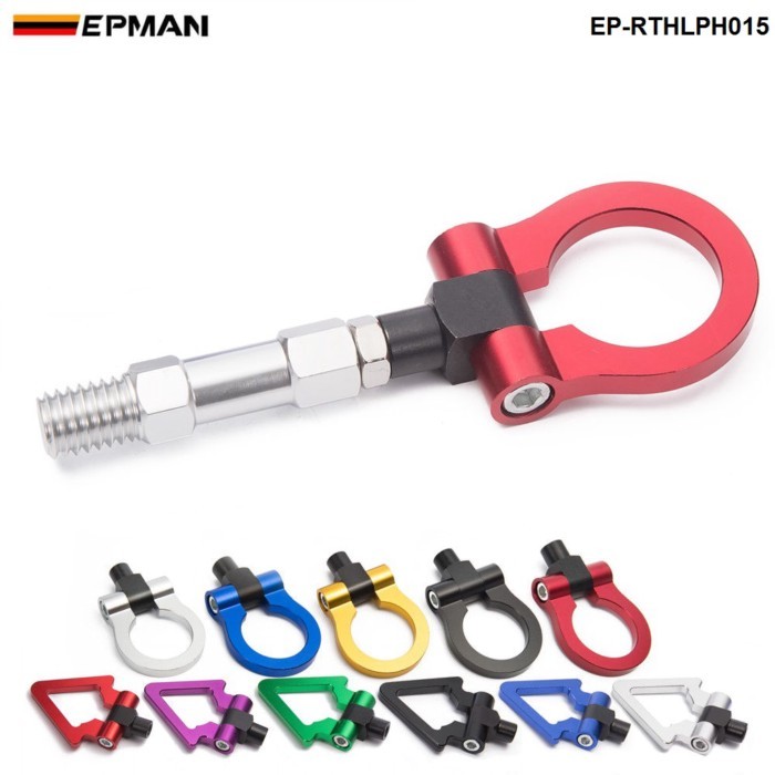 EPMAN Sport Racing Tow Hook Car Tow Bar Auto Trailer Ring For BMW F30 F10 F11 F07 F25 X3 F15 X5 Eur