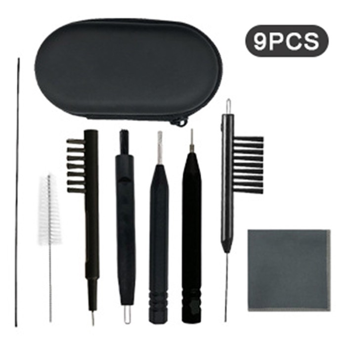 9Pcs Hearing Aid Cleaning Tools Hearing Aids Cleaning Kit Brush Vent Cleaner Cleaning Wire With Mag