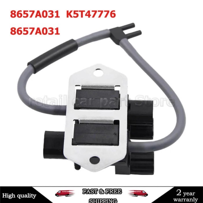 8657A031 K5T47776 8657A031 Front Wheel Vacuum Switch Solenoid Valve For Mitsubishi V83 V87 V93 V97