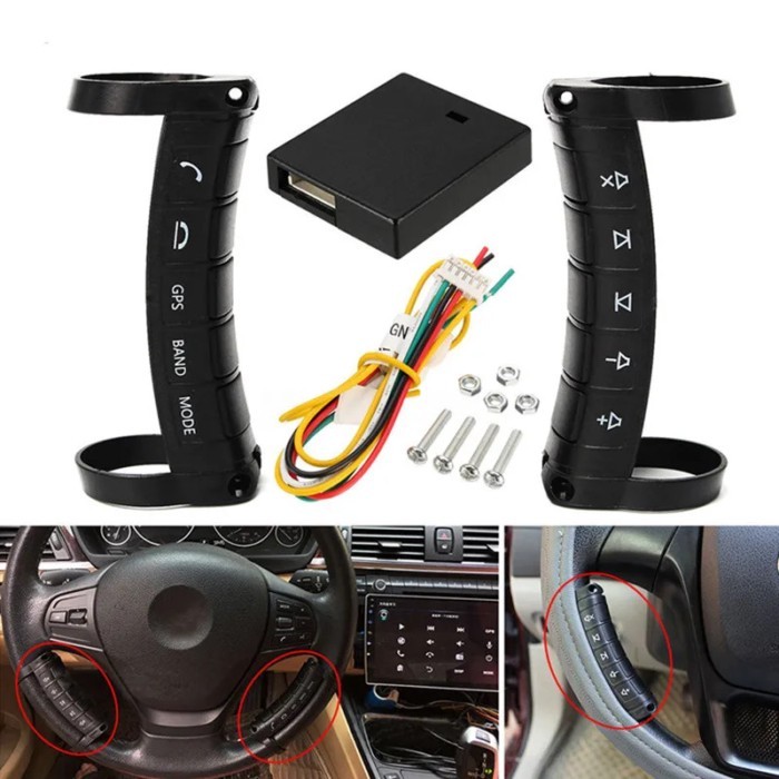 Universal remote control Car steering wheel button remote control car navigation DVD / 2 din androi