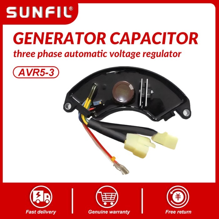 Generator capacitor AVR5-3 three phase automatic voltage regulator