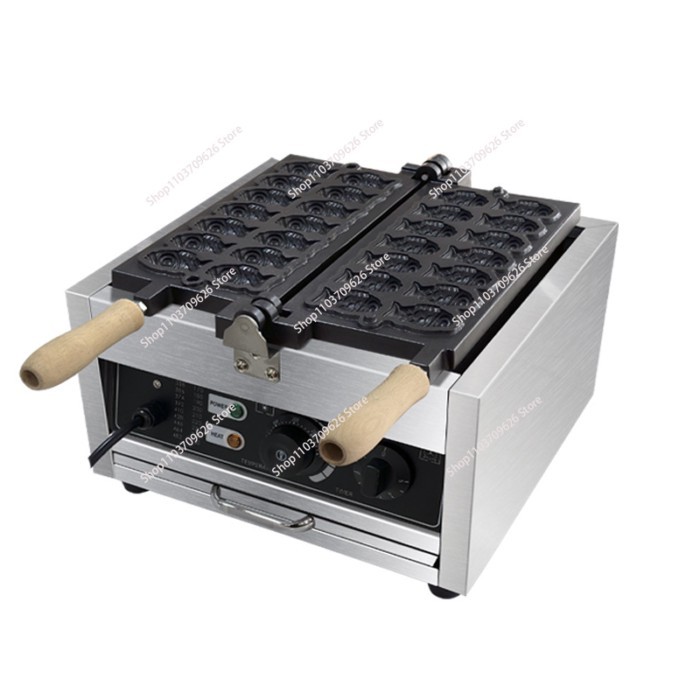 Electric Mini Fish Waffle Cone Maker Small Taiyaki Machine Baker Japanese Fish Shaped Waffle Cake M