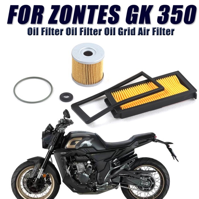 For Zontes GK 350 GK350 Motorcycle Oil Filter Oil Filter Oil Grid Air Filter