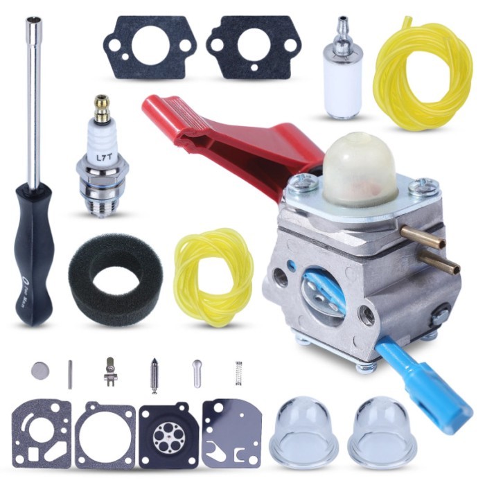 C1U-W12A Carburetor for Poulan FL1500 FL1500LE 952711486 Craftsman Tune Up Kit Gas Leaf Blower 5300