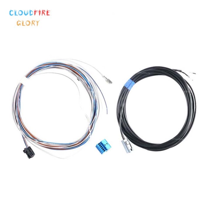 RCD330 MIB AV Rear View Camera RVC Reverse Parking Camera Harness Cable Wires For VW Tiguan Jetta M