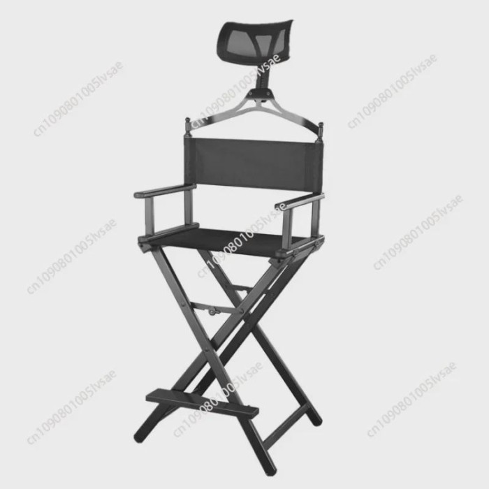 Outdoor Folding Chair Director Makeup Chair Leisure High Chairs Bar Seat Portable Aluminum Alloy Ho
