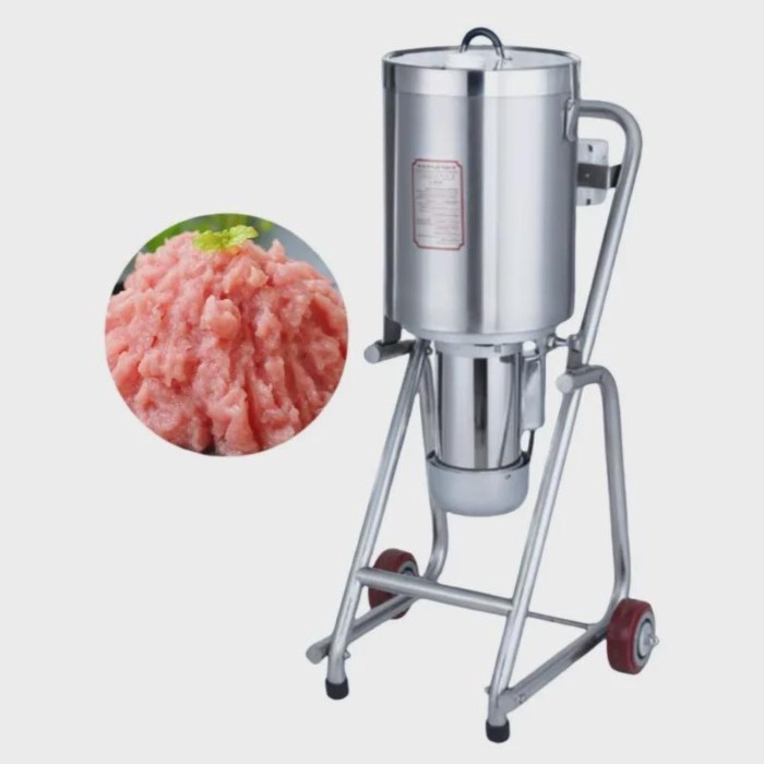 Large Capacity Electric Household Grinder Stainless Steel Fruit Vegetable Meat Mixer Industrial Ele