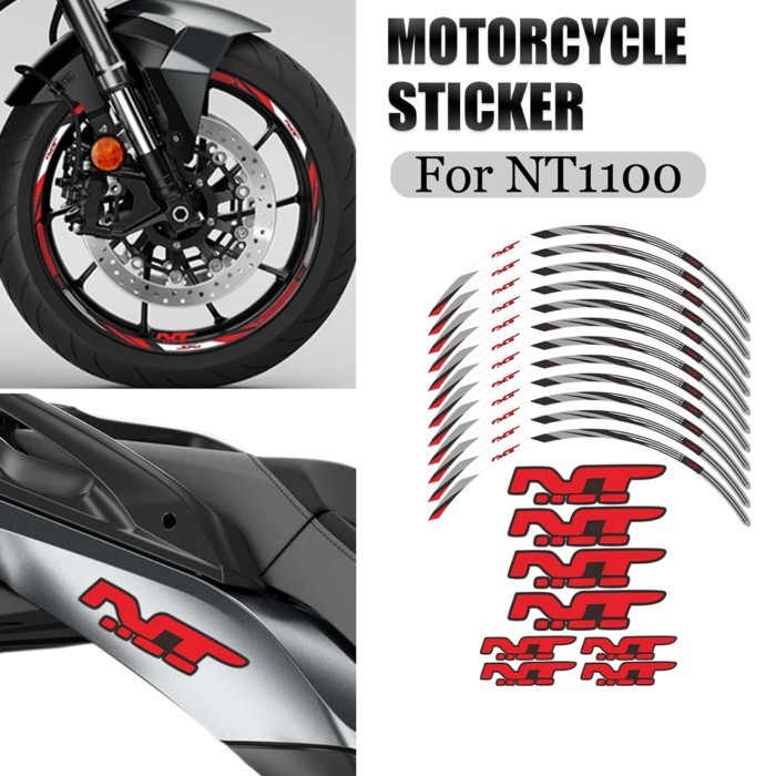 For Honda honda NT1100 NT 1100 nt1100 nt 1100 Motorcycle Accessories Stickers Waterproof Decal Whee
