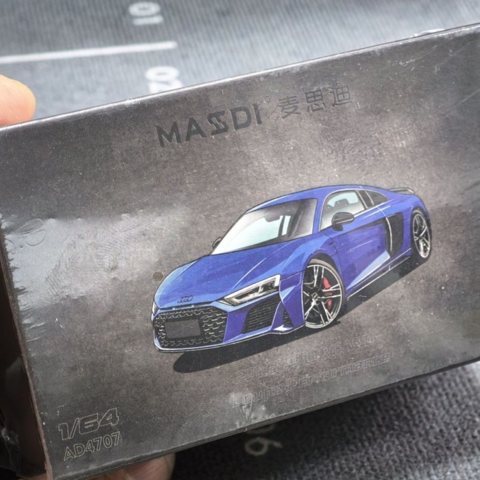 Maxdi 1/64 Audi R8 V10 Coupe Performance รถสปอร์ตจําลองรถรุ่น