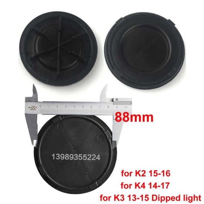 For Kia K2 K4 K3 2013 2014 2015 Headlamp Rear Cover Waterproof Sealed Plastic Cover Low High Beam H
