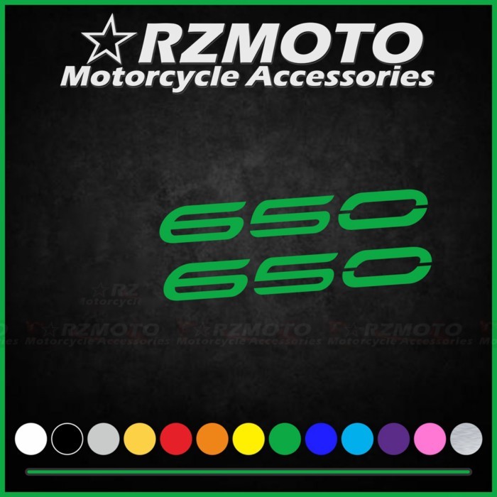 For Kawasaki Z650 Z 650 Motorcycle Sticker Car Decoration Fuel Tank Engine Logo Fairing Windshield