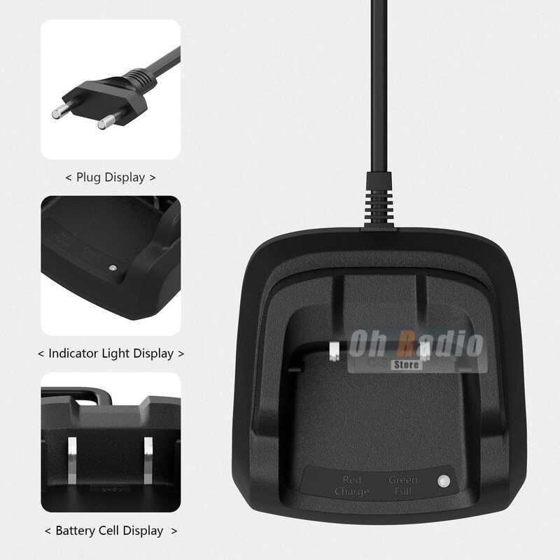 ▥ Original  Uv-K1 Desktop Uv-K18 Battery Charger Fast C-51 Model Uv-K5 Charging Base U