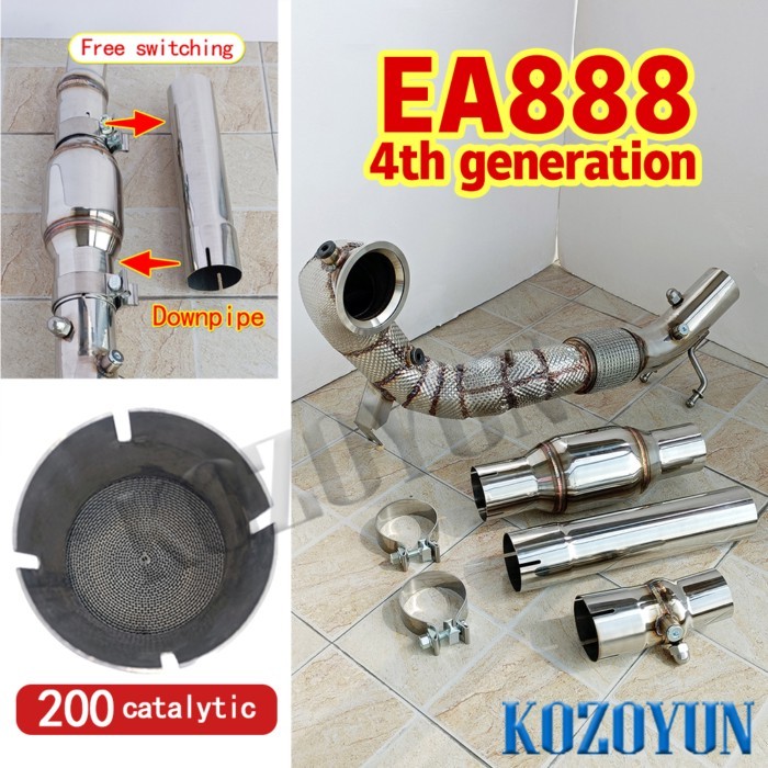 Downpipe CAT for Skoda Superb Octavia Seat Leon Formentor EA888 Gen 4 FWD 2020+