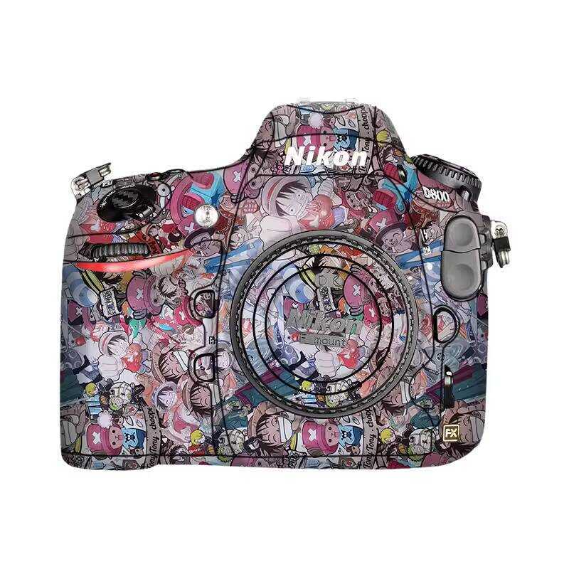 สติ๊กเกอร์ Nikon SLR Camera Sticker Leather D8 _ D8E Body Film Protective Sticker Color Skin