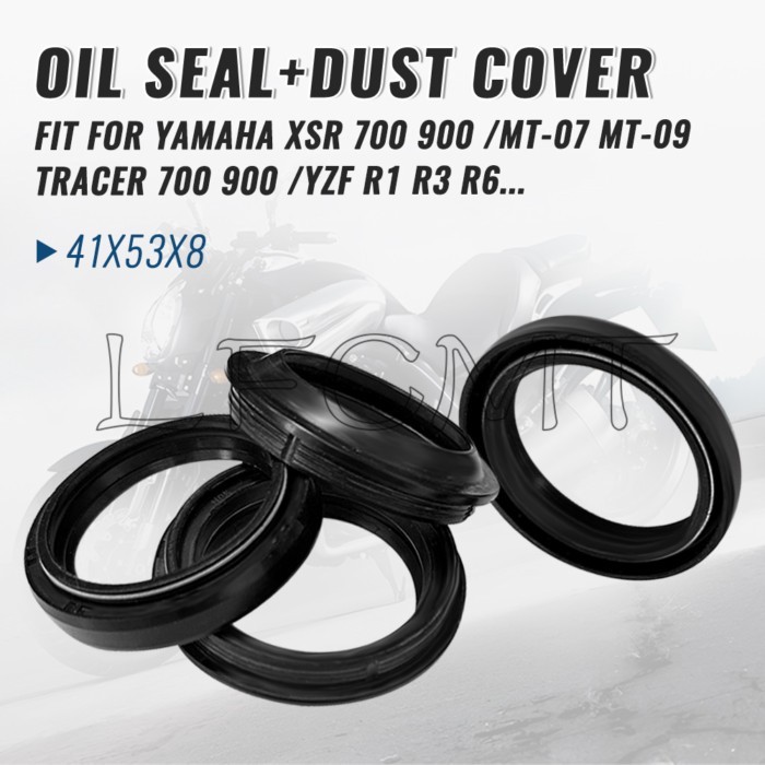41x53x8 41 53 Front Fork Oil Seal Dust Cover Fit for Yamaha XSR700 XSR900 MT-07 MT-09 TRACER 700 90