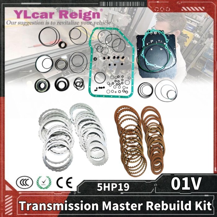 01V 5HP19 Automatic Transmission Gearbox Master Rebuild Overhaul Kit Clutch Friction Steel Plate fo