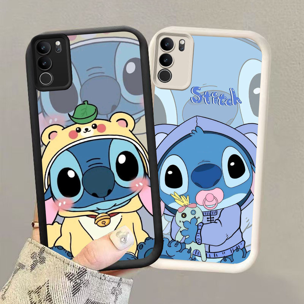 HW-35 THE Stitch ปลอกซิลิโคนกันกระแทกสําหรับ VIVO Y300 Y400 V50 Y200 Lite Pro Plus 5G