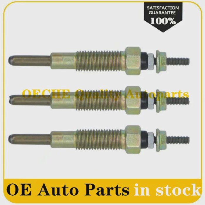 3PCS Glow Plug 32A6603101 32A6603100 32A6603102 For Caterpillar DP30 Peljo b EB350 EB406 Mini Excav