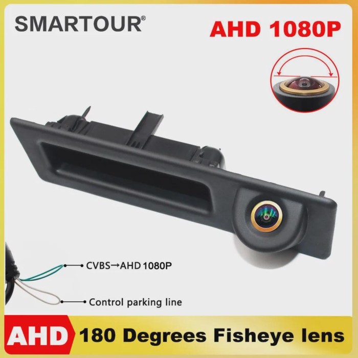 AHD 1080P 180° Car Rear View Camera for BMW F30 F10 F11 X3 F25 F31 F46 X1 F48 F22 3 Series 5 Series