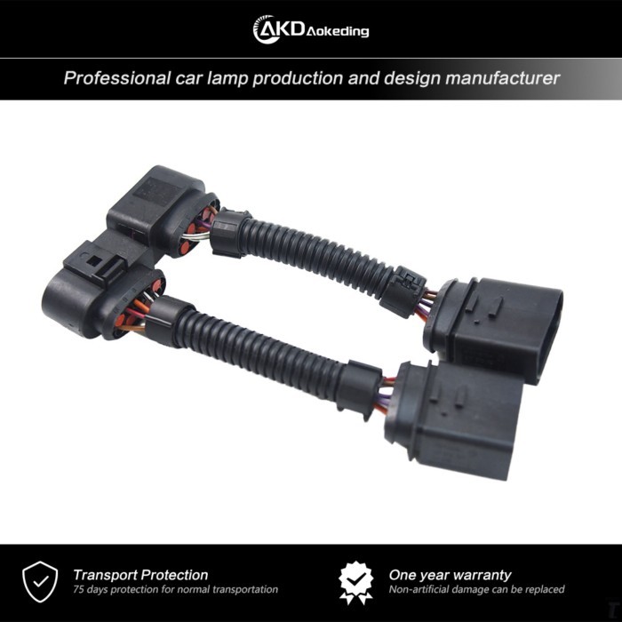 Tuning cars Headlight Adapter For Golf 7 6 Golf7 MK7 MK6 Connector pins update to Golf 7.5 head lig