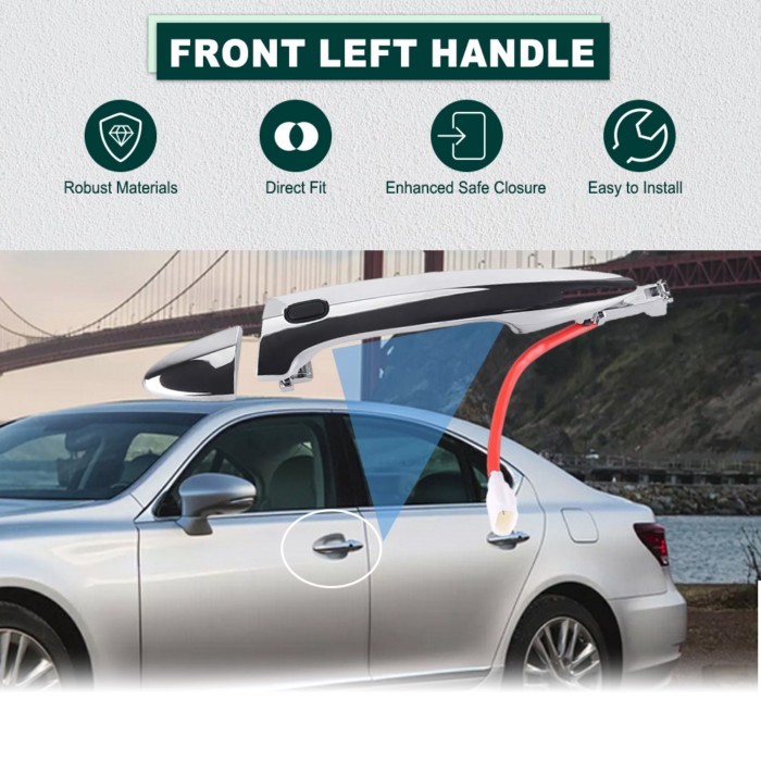 Car Exterior Door Handle Smart Key Handle Front Left Right For Lexus ES350 IS250 IS350 IS350 LS460