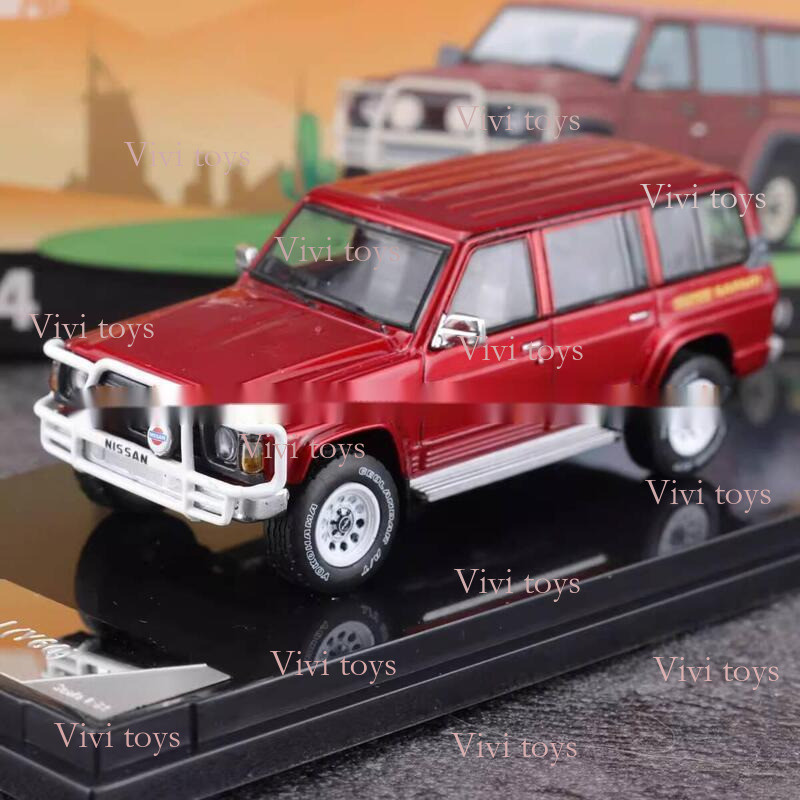 {{ของเล่นฟูจิ}} Shadow Pro 1: 64 Nissan Torl รุ่นที่ 4 Nissan Patrol Y60 รถออฟโรด โมเดลรถอัลลอย SUV 