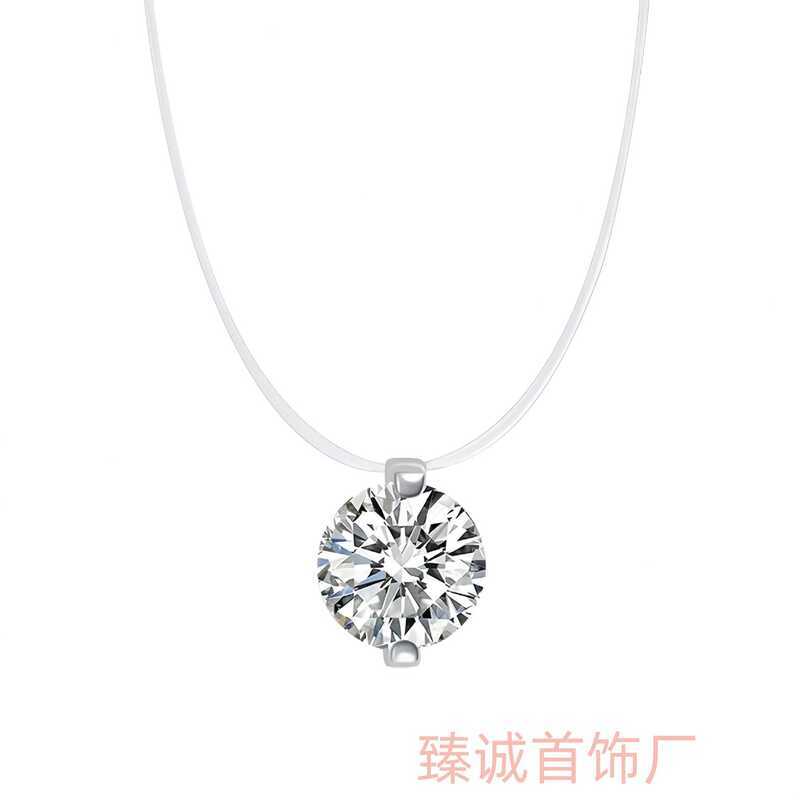 AG/Aijiasha Puppy French S925 สร้อยคอเงิน Mermaid Tears กระดูกไหปลาร้าผู้หญิง High-End Star สไตล์เดี