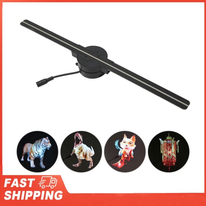 3D Hologram Fan 16.5in 2000x224 WiFi 3D Projector with 224 LED Light Beads for Business Store Adver