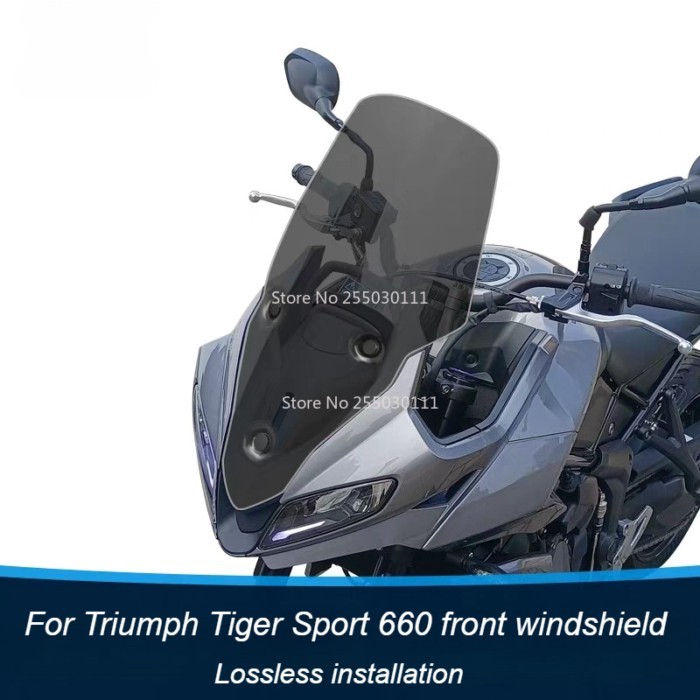 Tiger Sport 660 Windshield modification For Triumph Tiger Sport 660 with high front windshield  hig