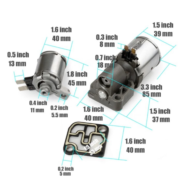 GearBox Replacement Part For Audi A4 A5 A6 A7 Q5 0B5 Transmission Solenoid + Internal Wire Harness